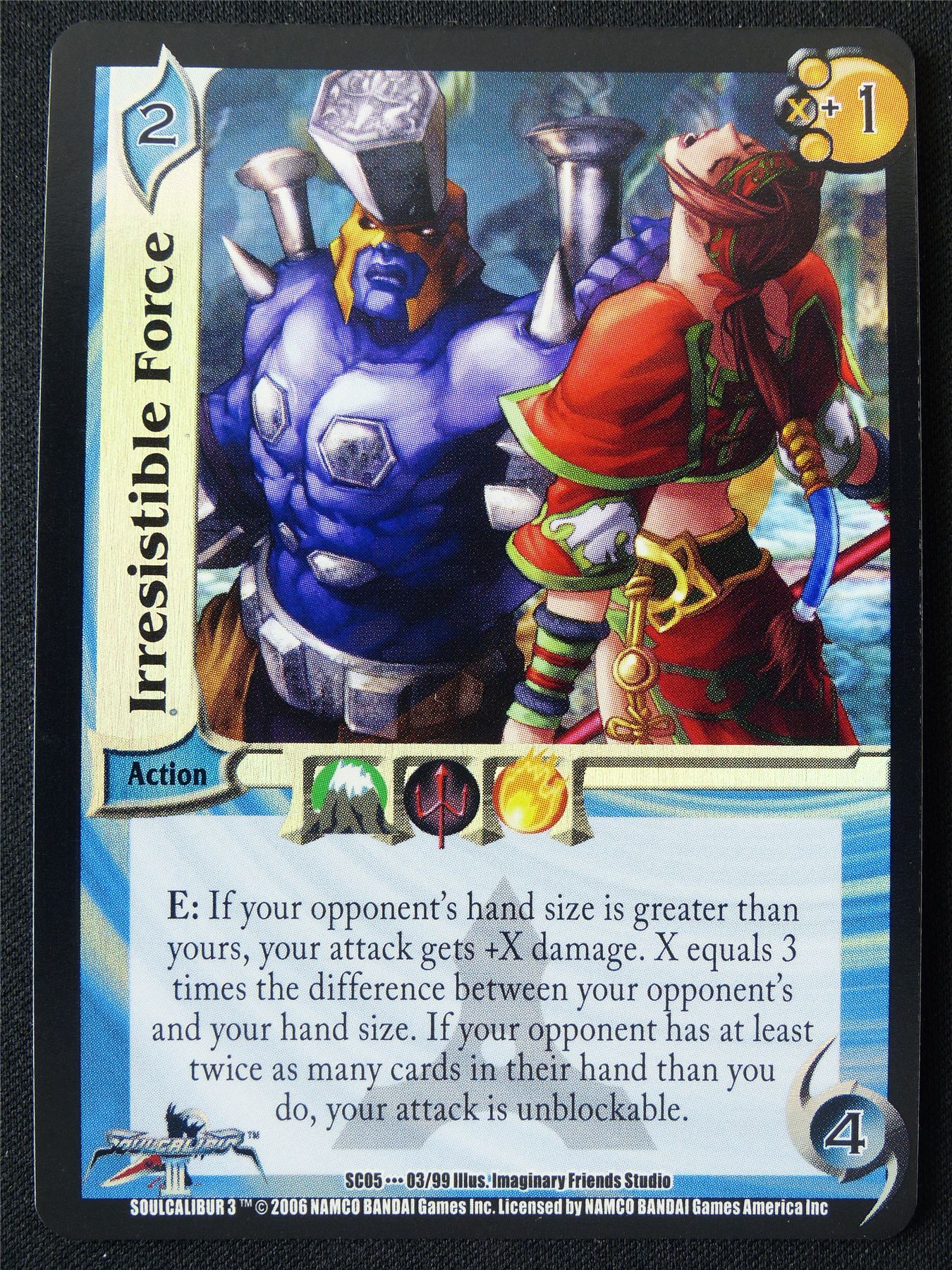 Irresistible Force Foil SC05 03/99 - UFS Card #2HU