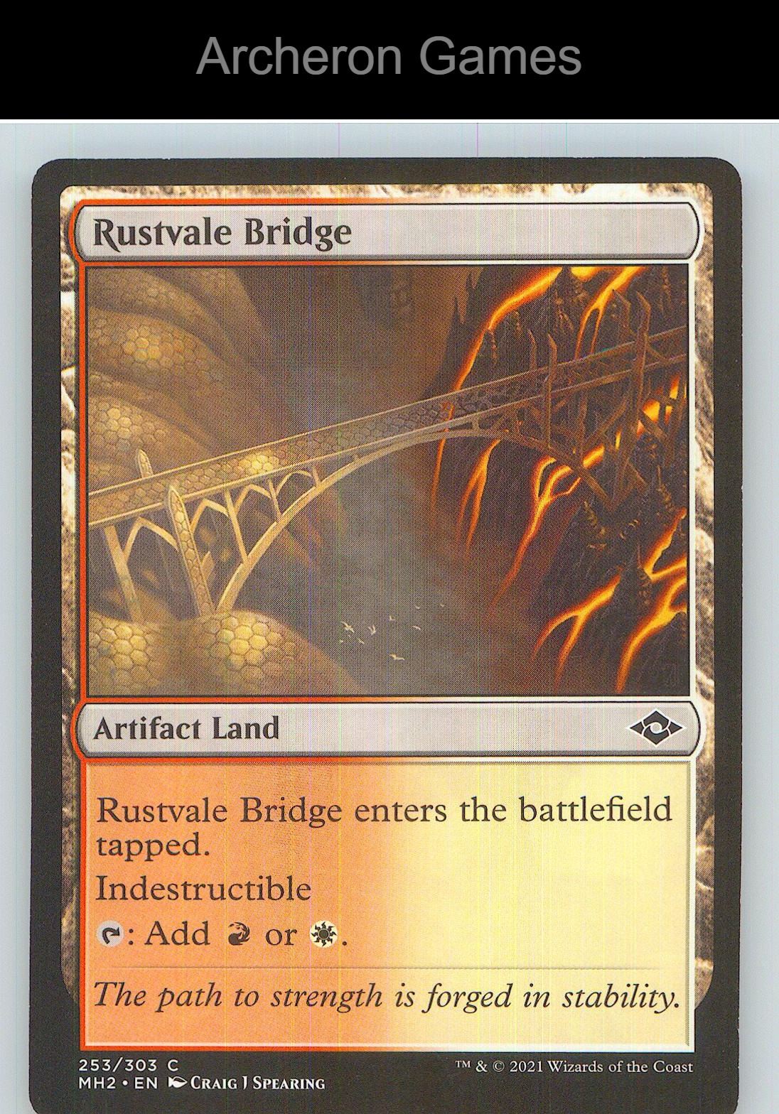 Rustvale Bridge MH2 253 C MTG Card NM/EX+