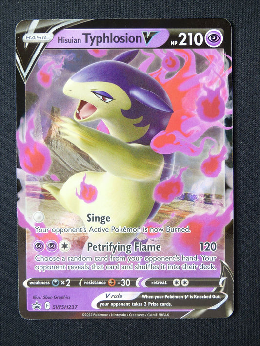 Hisuian Typhlosion V SWSH237 Promo Holo - Pokemon Card #6RD