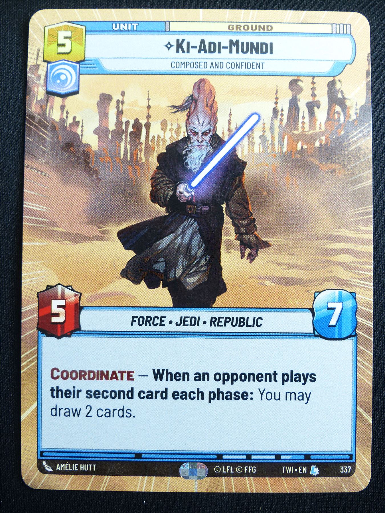 Ki-Adi-Mundi 337 Hyperspace - Star Wars Unlimited Card #4H3