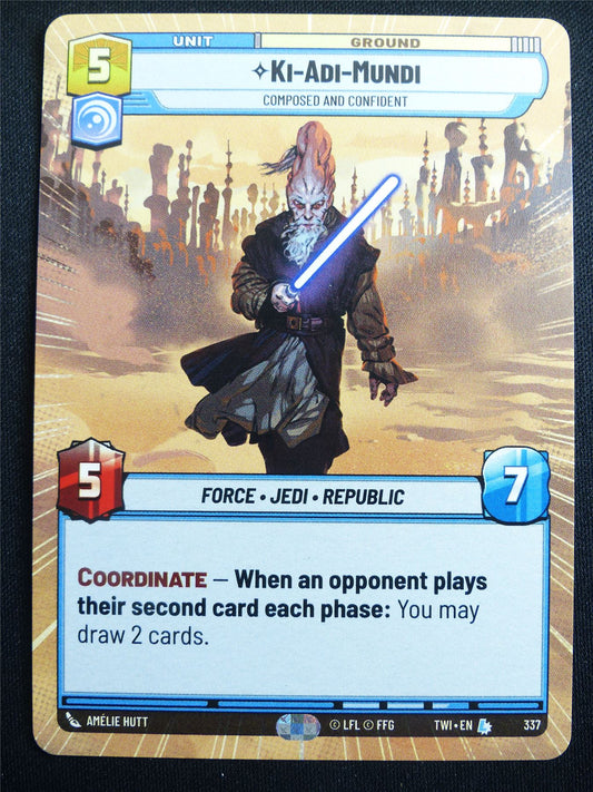 Ki-Adi-Mundi 337 Hyperspace - Star Wars Unlimited Card #4H3