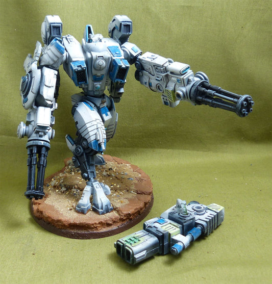 XV104 Riptide Battlesuit painted - Tau Empire - Warhammer 40K #2Y5