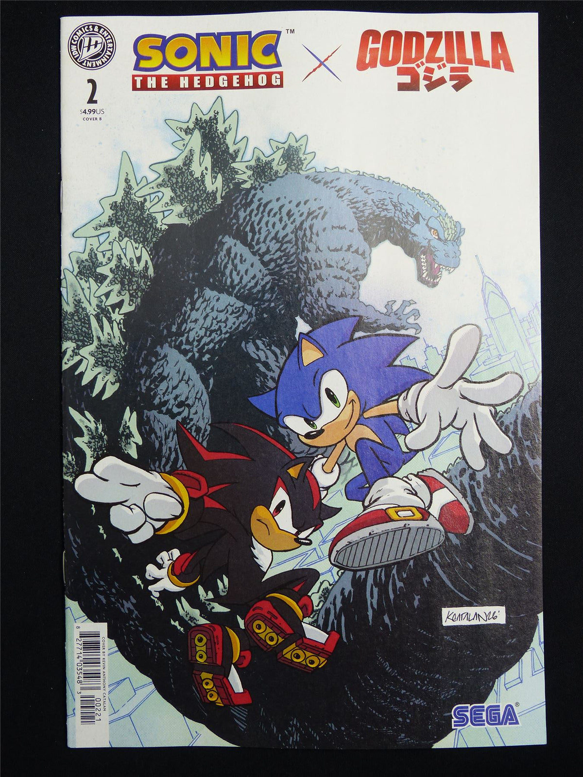 SONIC The Hedgehog x Godzila #2 Cvr B - Sep 2026 ID Comic #45G