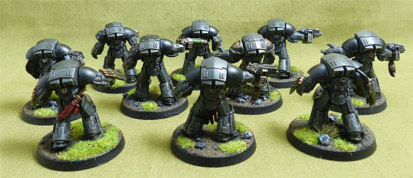 Legion Tartaros Terminator Squad painted - Adepta Astartes - Warhammer Horus Heresy #4XH