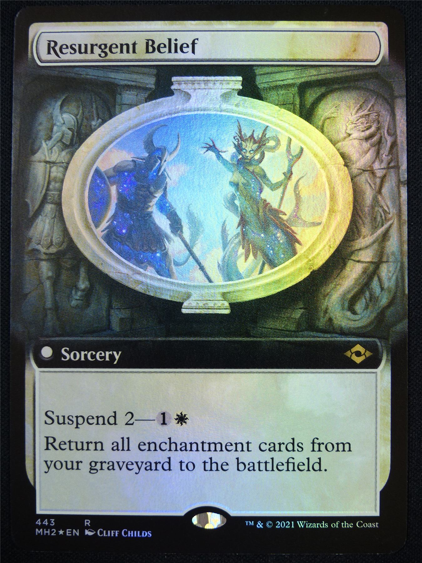 Resurgent Belief Extended Foil - MH2 - Mtg Card #1DW