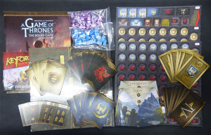 A Game Of Thrones Second Edition And Mother Of Dragons Expansion - Board Game #9P