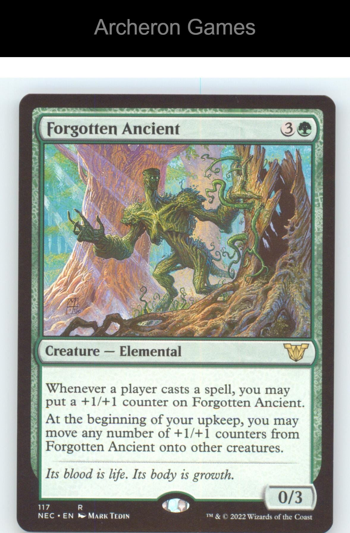Forgotten Ancient NEC 117 R MTG Card NM/EX+