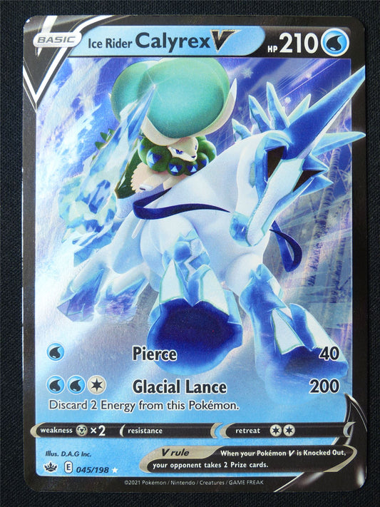 Ice Rider Calyrex V 045/198 Holo - Pokemon Card #1FN