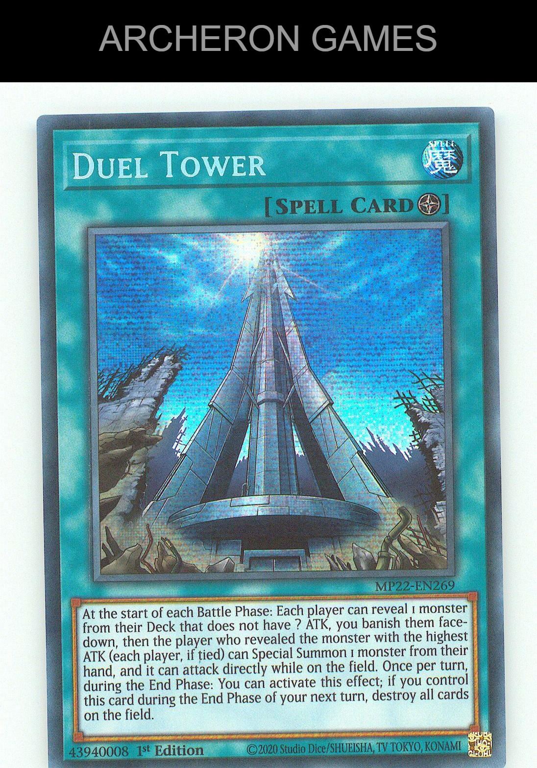 Duel Tower SEC YUGIOH Card