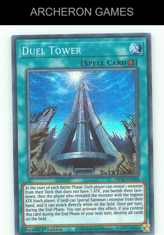 Duel Tower SEC YUGIOH Card