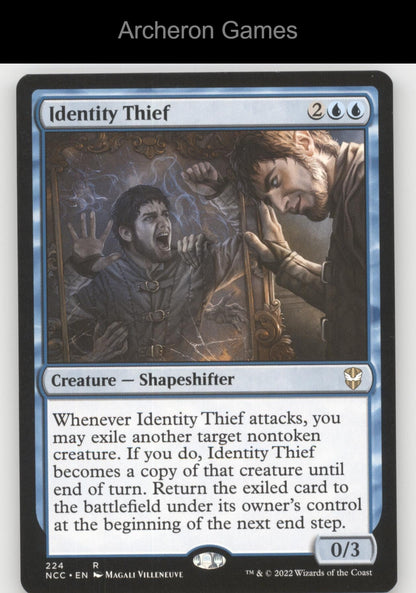 Identity Thief 224 R MTG Card Commander: Streets of New Capenna