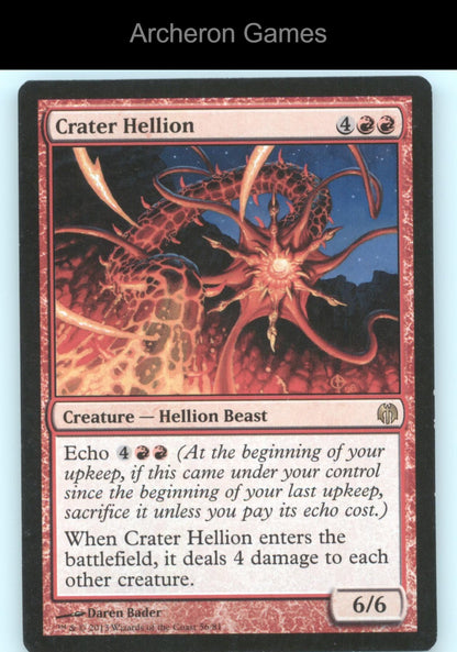 Crater Hellion 56 R MTG Card Duel Decks: Heroes vs. Monsters