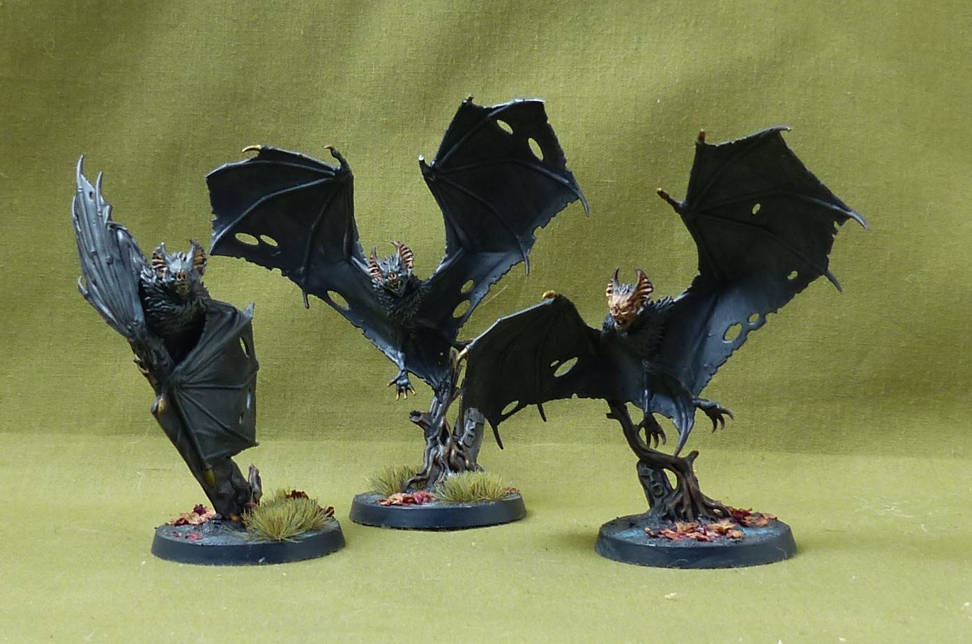 Fell Bats painted - Soulblight Gravelords - Warhammer AoS #ZO