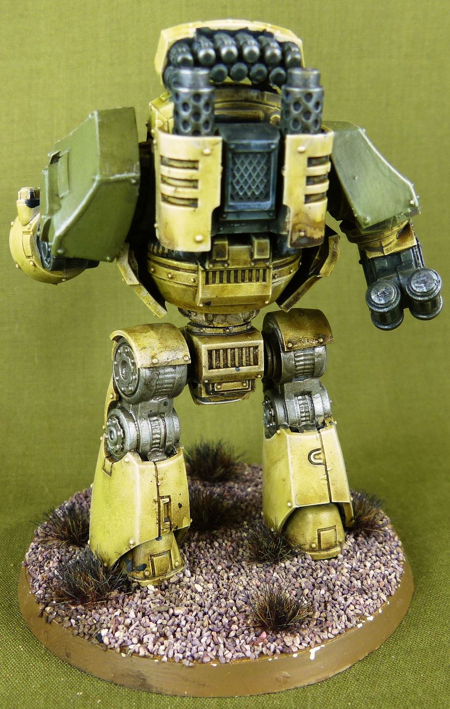 Contemptor Dreadnaught - Death Guard - Painted - Warhammer AoS 40k #WE