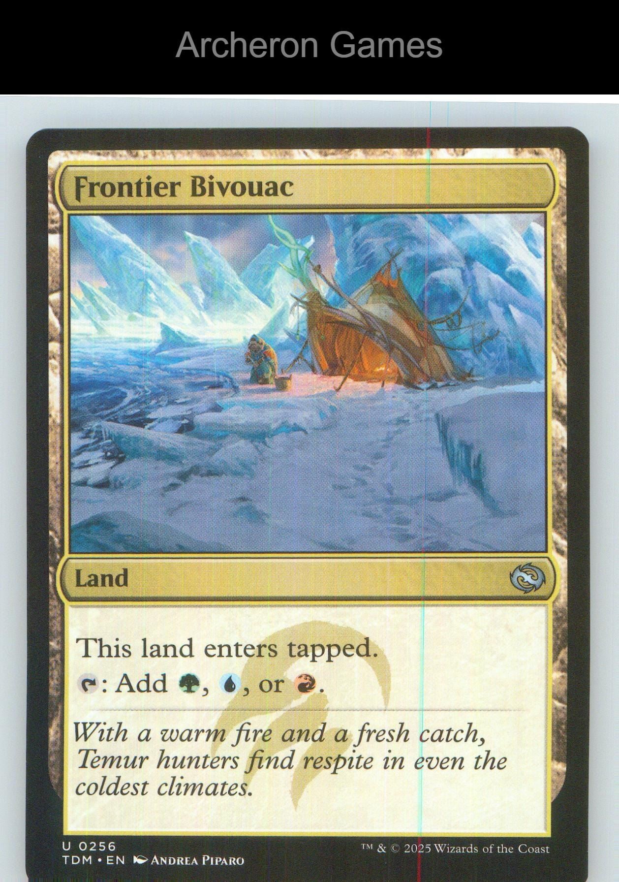 Frontier Bivouac TDM 256 UC MTG Card NM/EX+