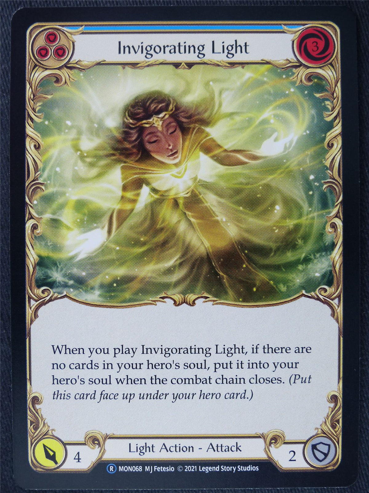 Invigorating Light Blue - Monarch Unlimited - Flesh and Blood Cards #H2