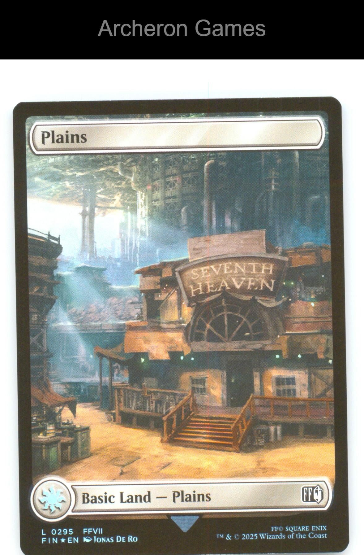Plains (0295) FIN 295 Land MTG Card NM/EX+ Foil