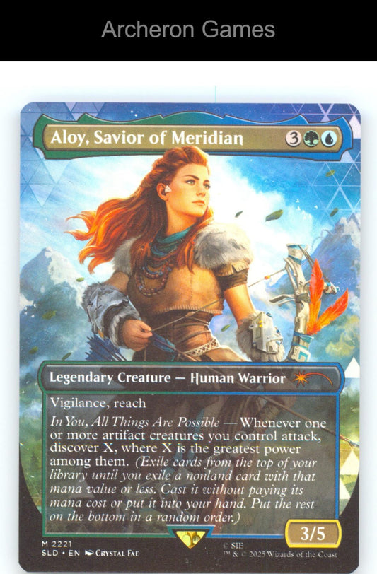 Aloy, Savior of Meridian SLD 2221 Mythic MTG Card NM/EX+
