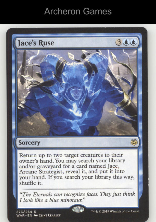 Jace's Ruse 273 R MTG Card War of the Spark