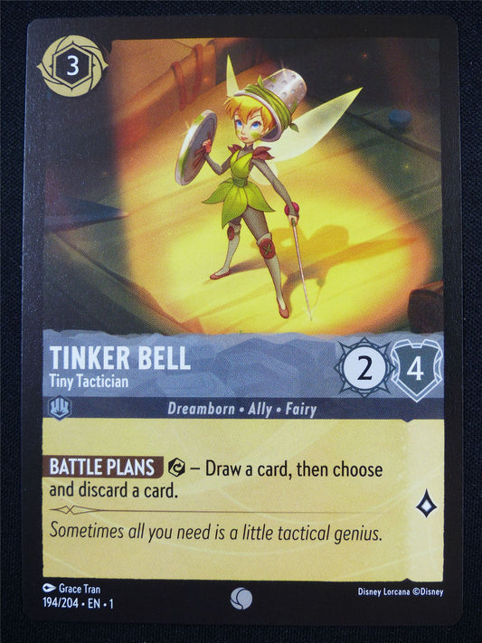 Tinker Bell Tiny Tactician 194/204 - Lorcana Card #4OB