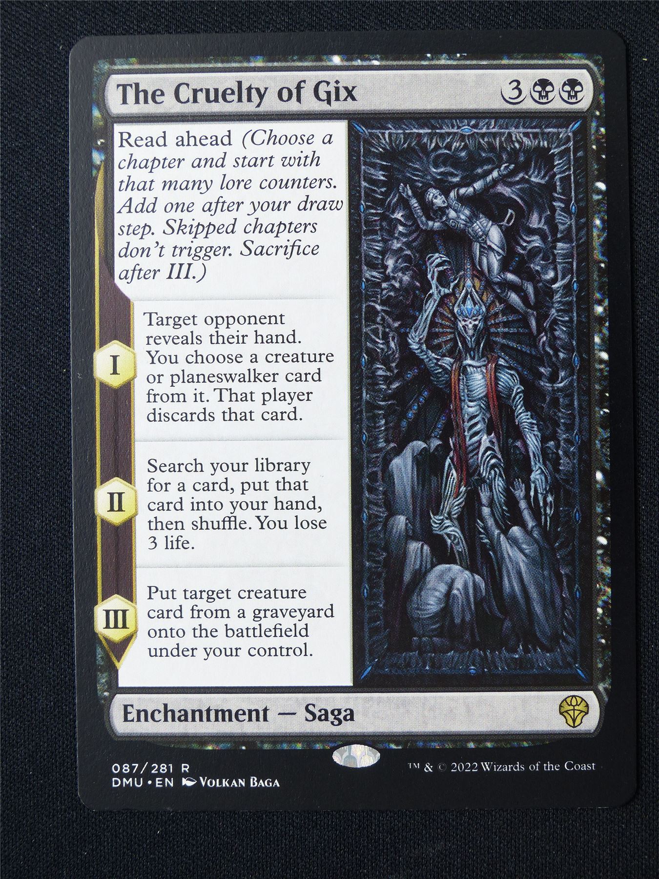 The Cruelty of Gix - DMU - Mtg Card #7AS