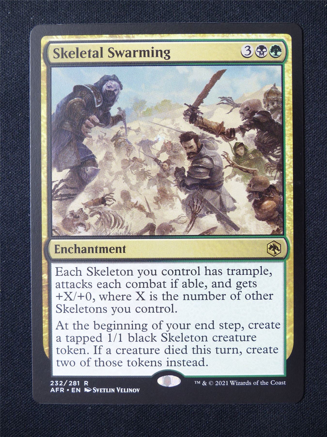 Skeletal Swarming - AFR - Mtg Card #5HQ