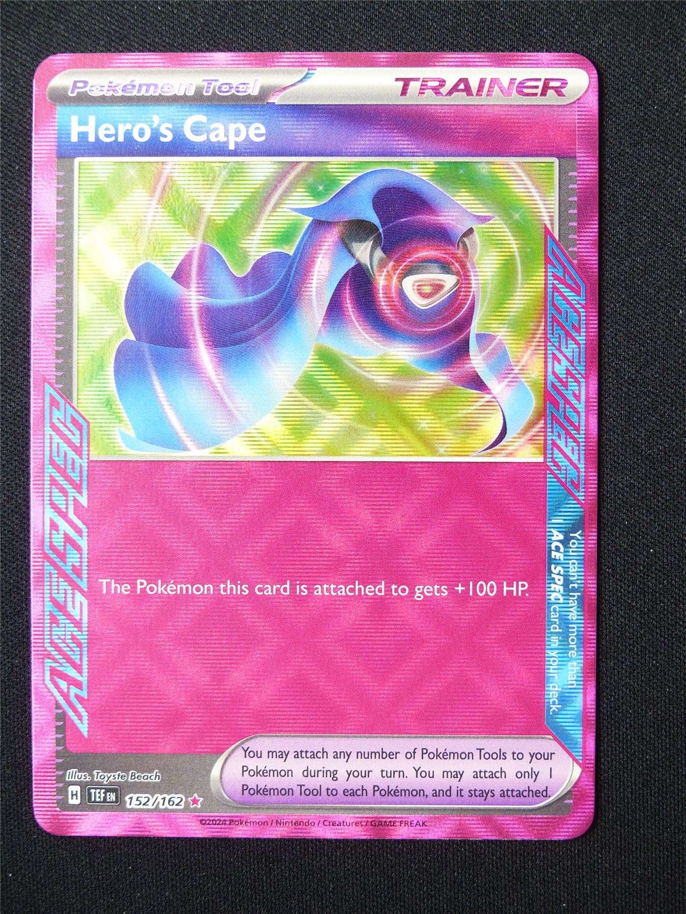 Hero's Cape 152/162 Holo Ace Spec - Pokemon Card #5WT