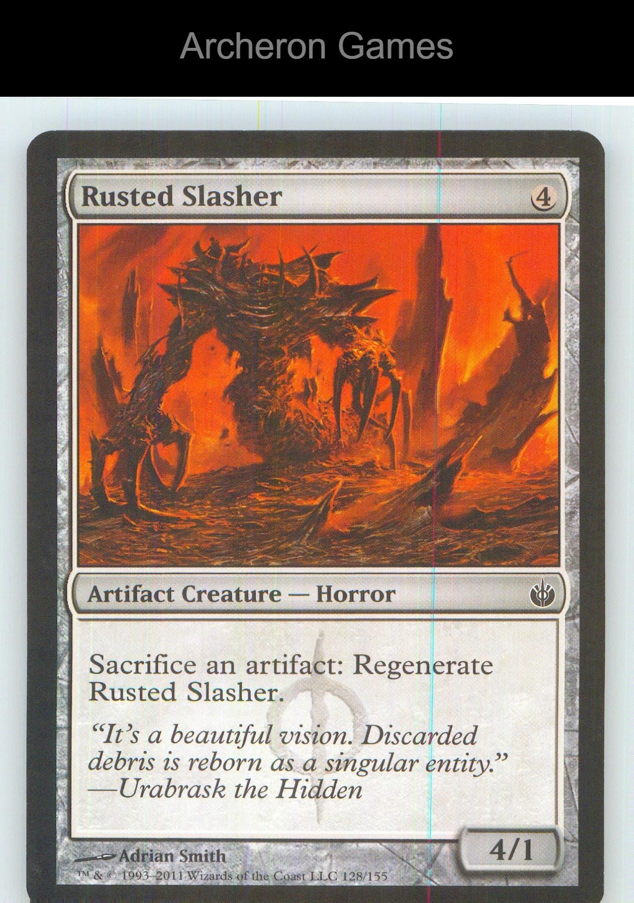 Rusted Slasher MBS 128 C MTG Card NM/EX+