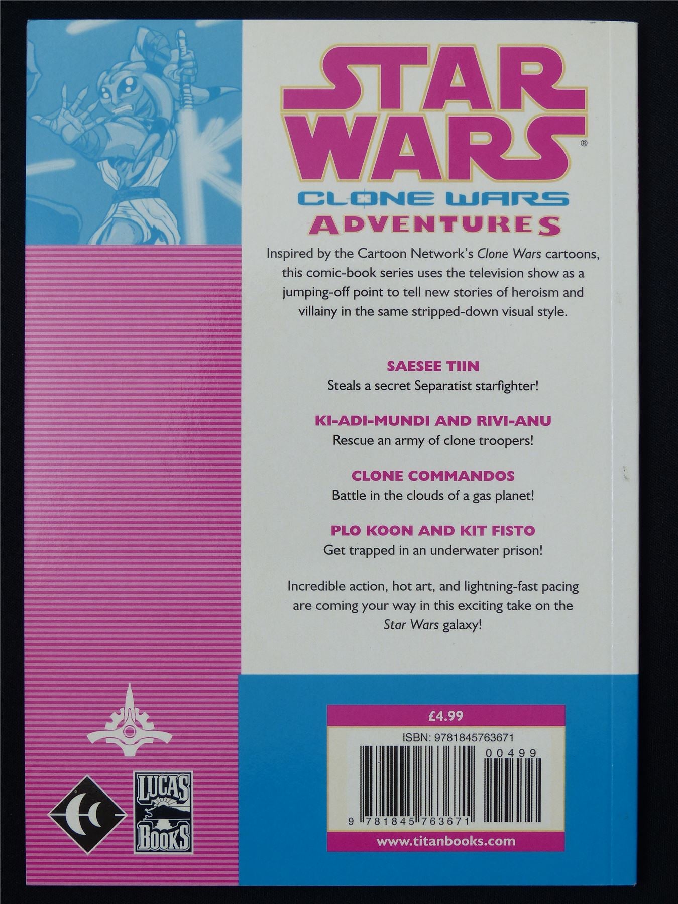 Star Wars Clone Wars Adventures: Four Tales of Planets in Peril and Jedi in Jeopardy! - Titan Graphic Softback #2RR