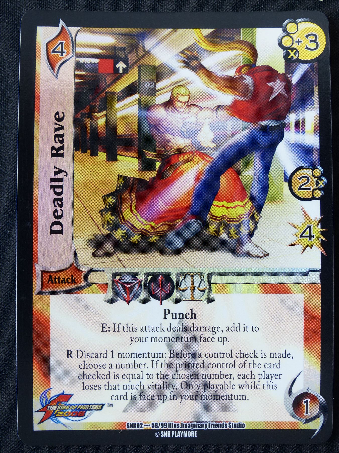 Deadly Brave Foil SNK02 58/99 - UFS Card #2GX