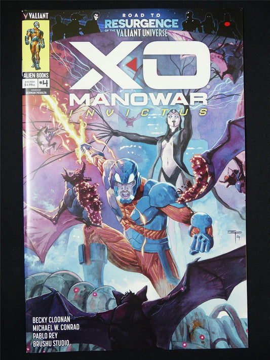 X-O Manowar Invictus #4 - B&B Aug 2024 Valiant Comic #4