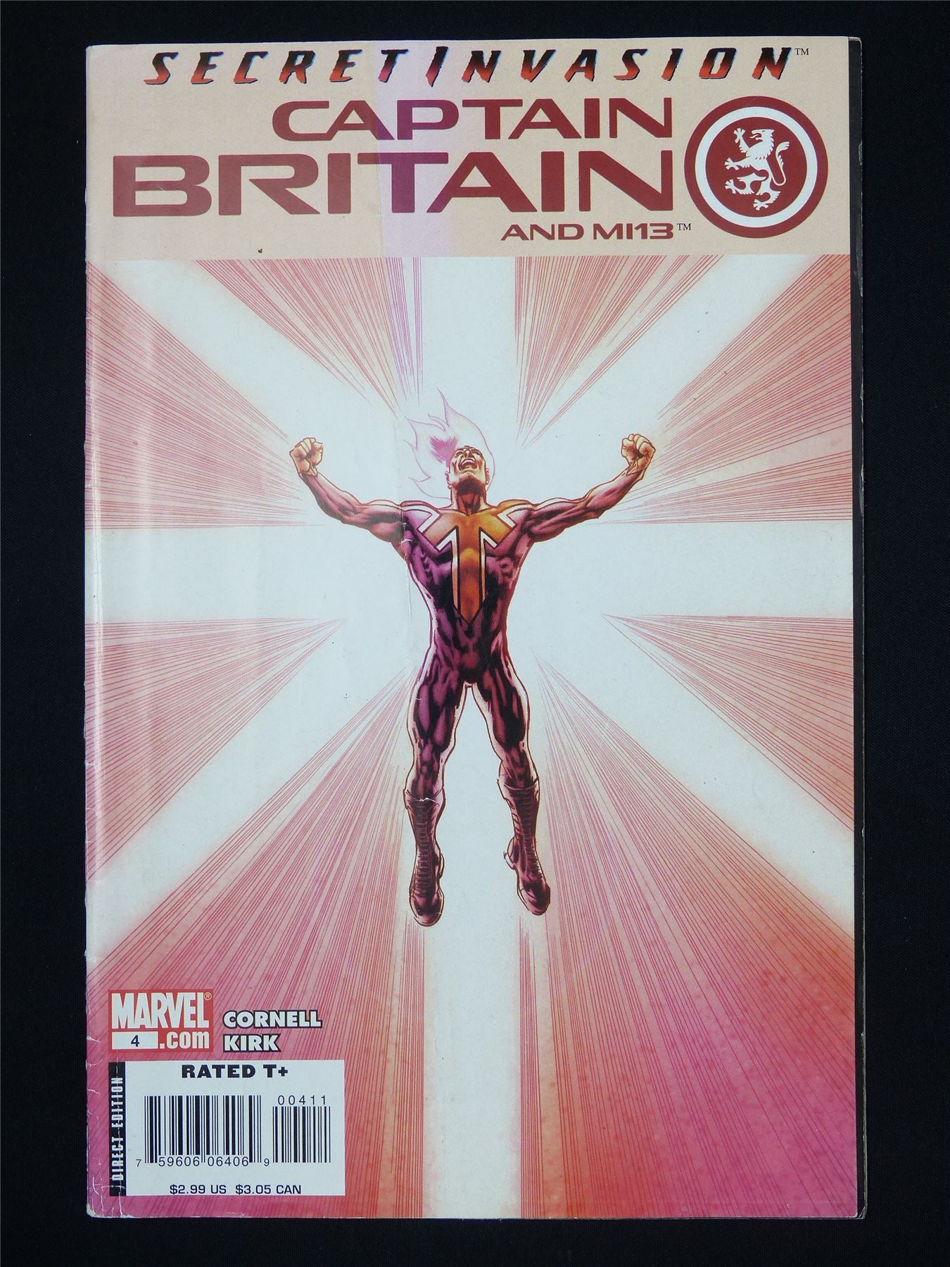 CAPTAIN Britain and MI13 #4 - Marvel Comic #11A