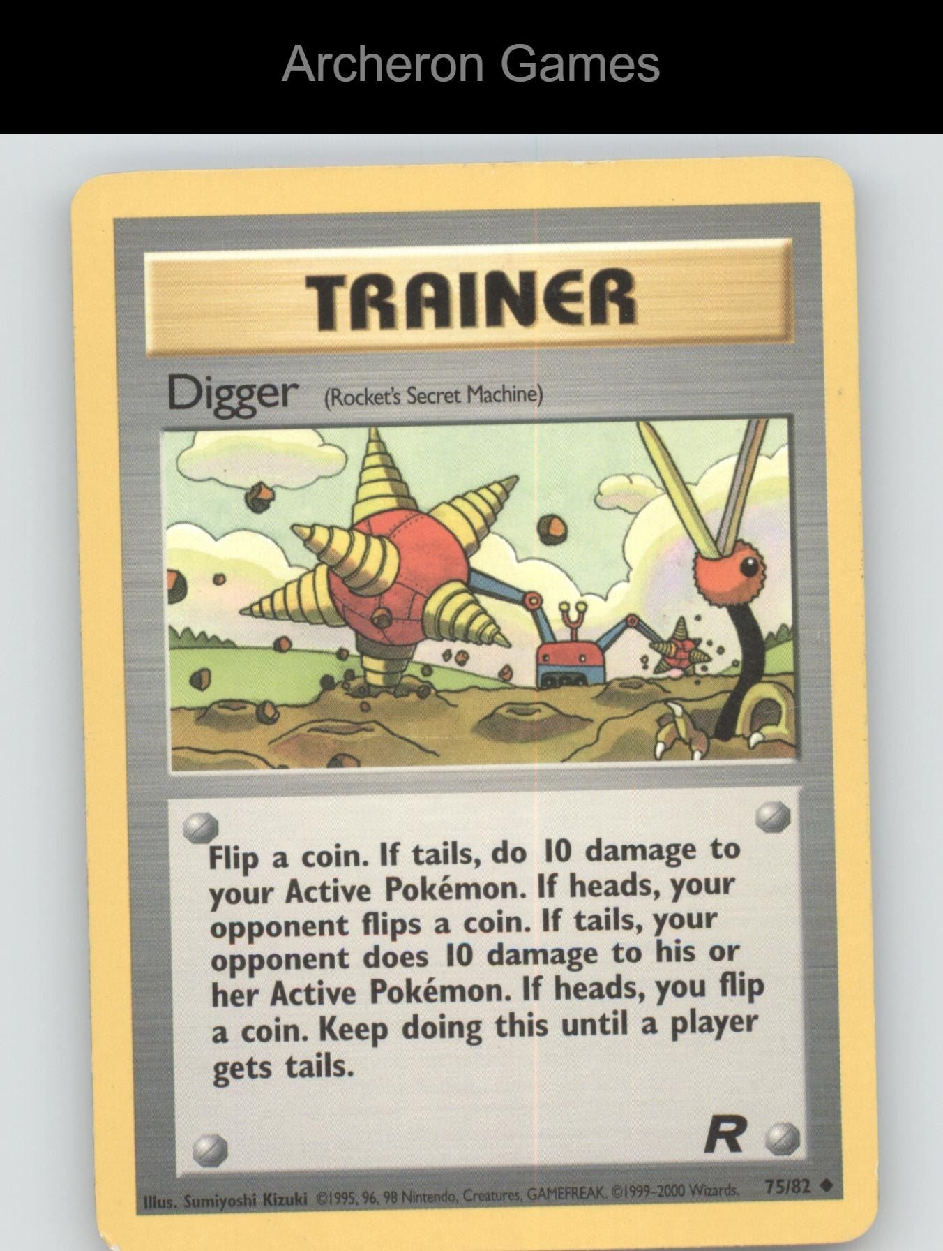 Pokemon Card Digger TR 75/82 UC Team Rocket Unlimited