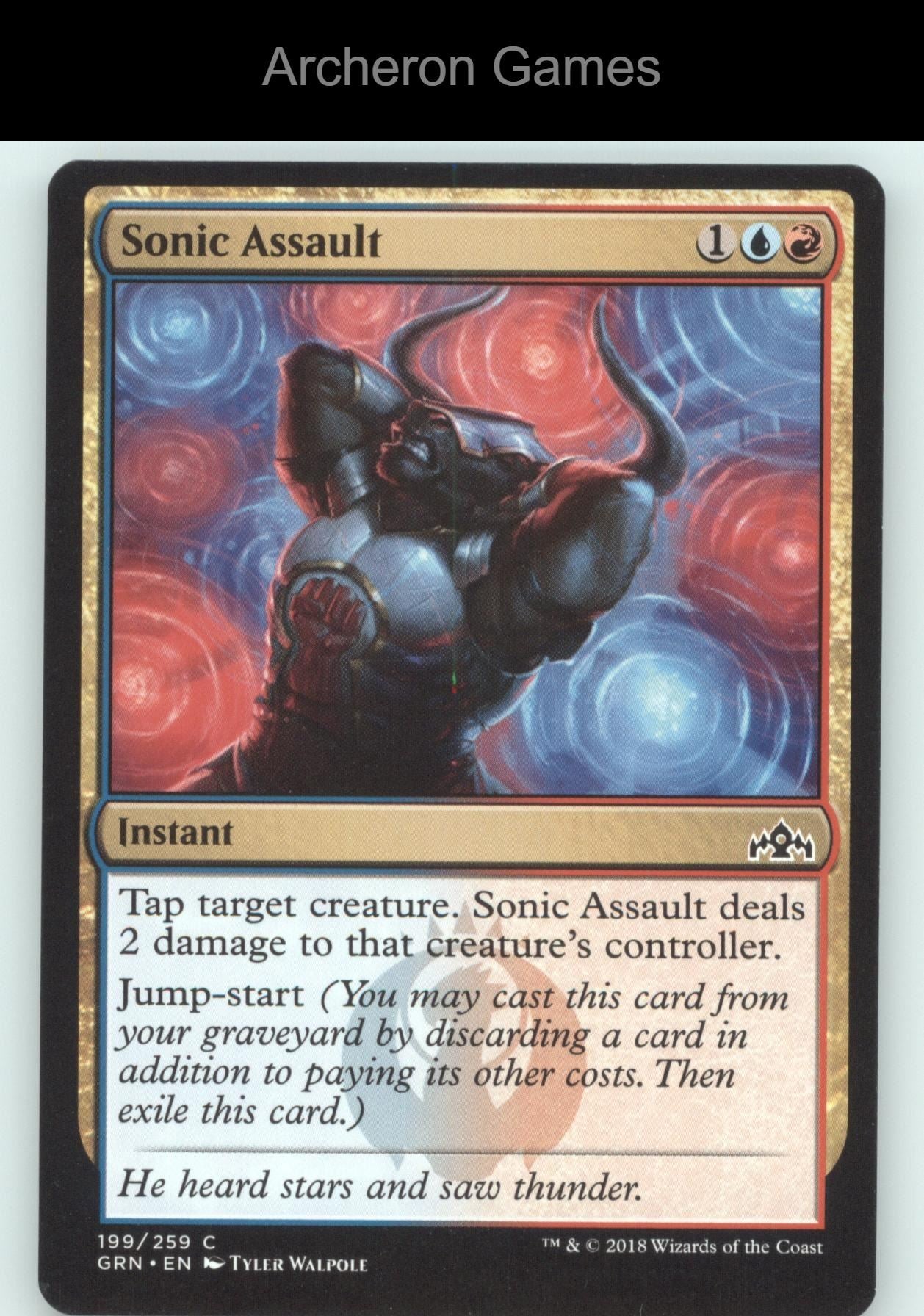 Sonic Assault 199 C MTG Card Guilds of Ravnica