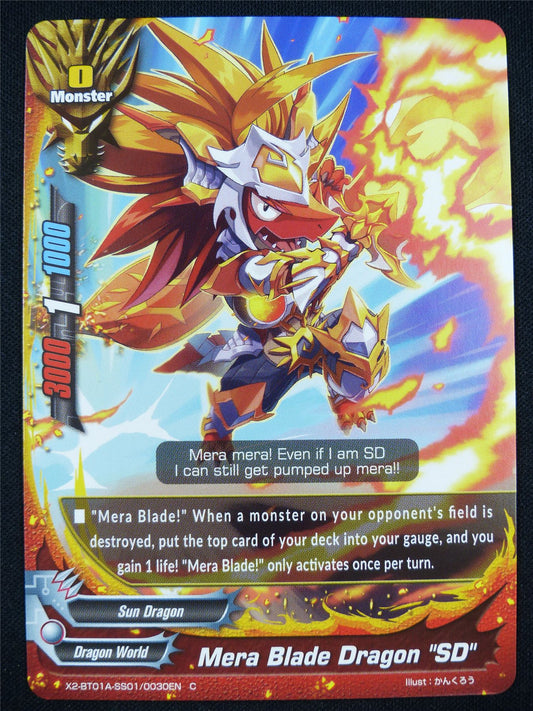 Mera Blade Dragon SD X2-BT01A-SS01 - Buddyfight Card #2K4