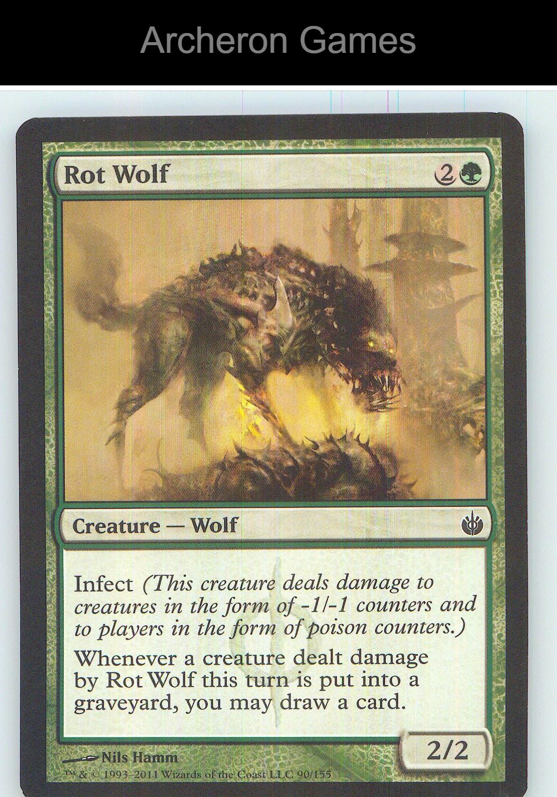 Rot Wolf MBS 90 C MTG Card NM/EX+