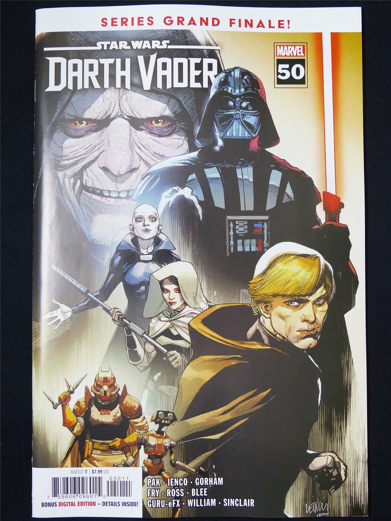 STAR Wars: Darth Vader #50 - B&B 2024 Marvel Comic #1Y9