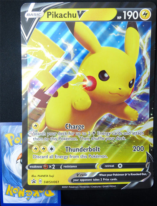 Pikachu SWSH061 Promo Holo - Jumbo Pokemon Card #255