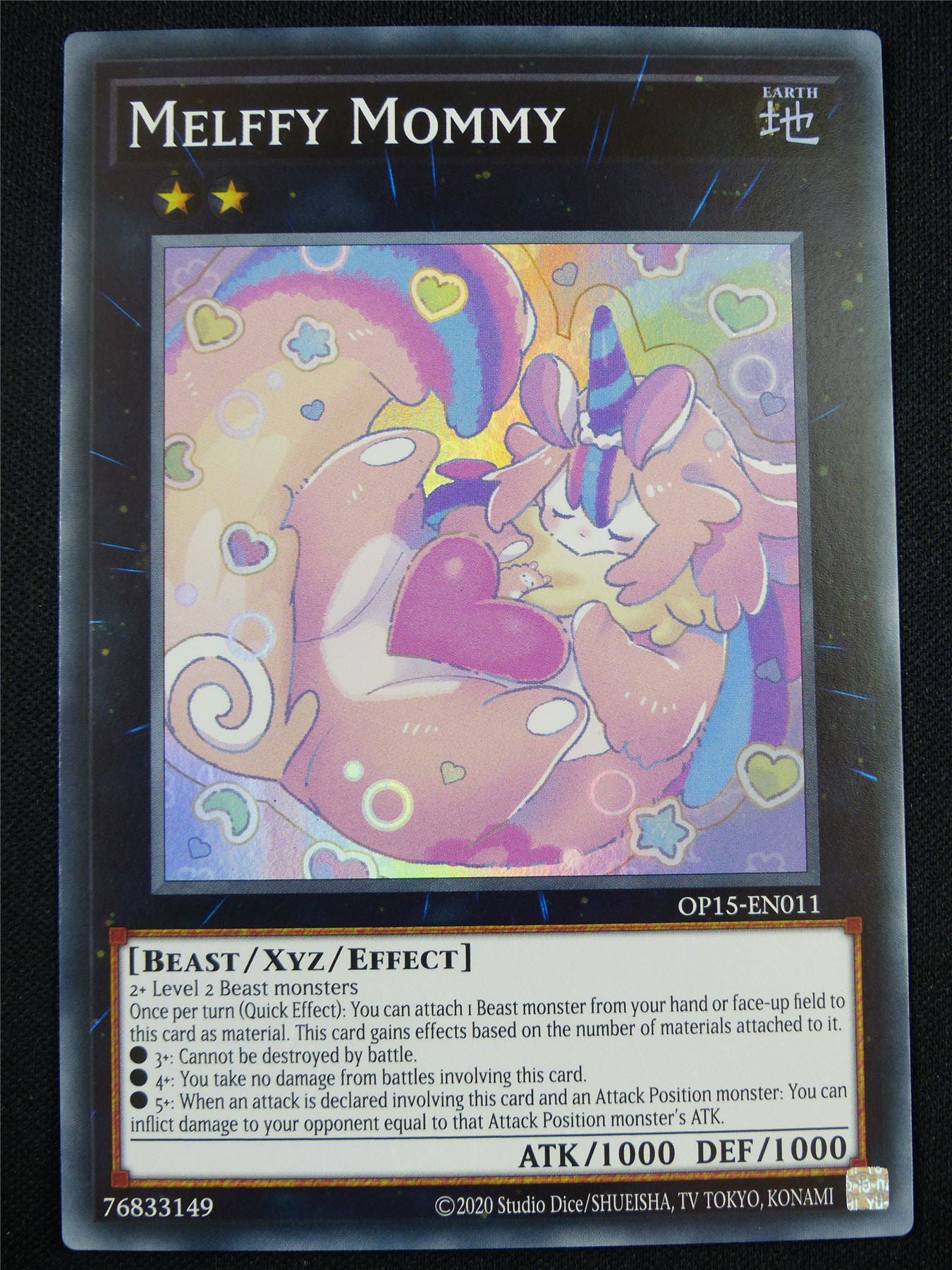 Melffy Mommy OP15 Super Rare - Yugioh Card #5Y