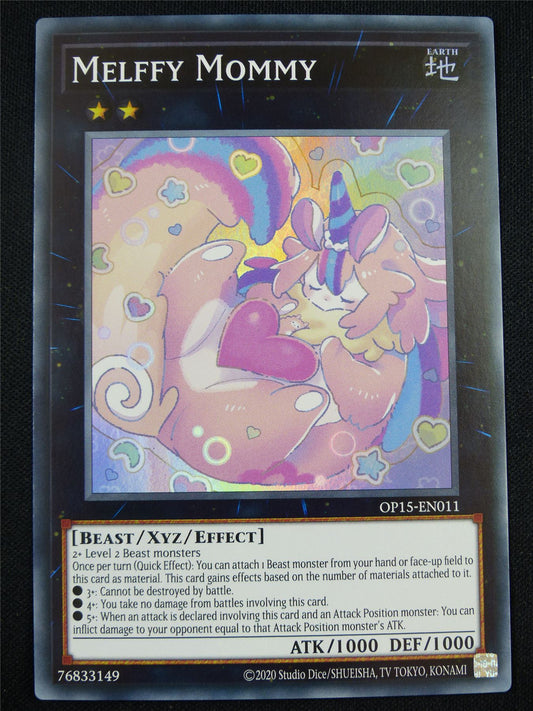 Melffy Mommy OP15 Super Rare - Yugioh Card #5Y