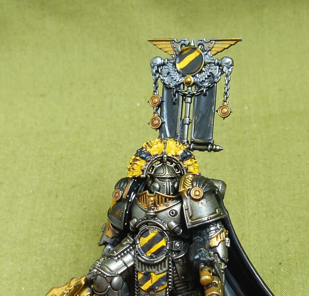 Centurion with Power Maul painted - Iron Warriors - Warhammer Horus Heresy #1QN