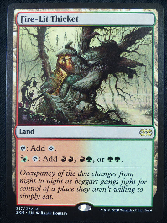 Fire-Lit Thicket - 2XM - Mtg Card #10H