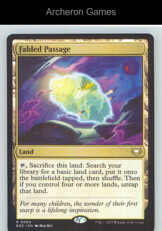 Fabled Passage 60 R MTG Card NM/EX+