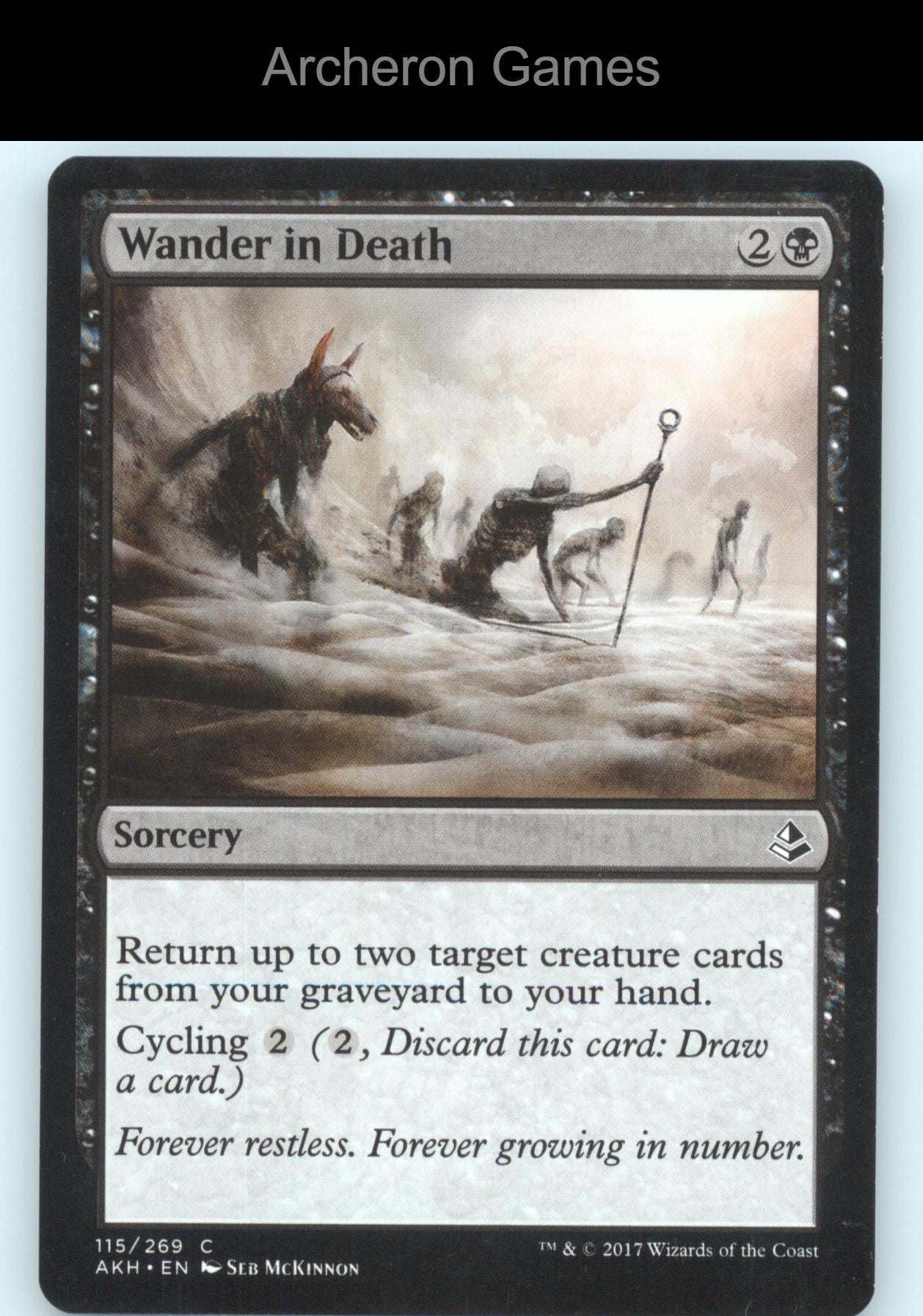 Wander in Death 115 C MTG Card Amonkhet