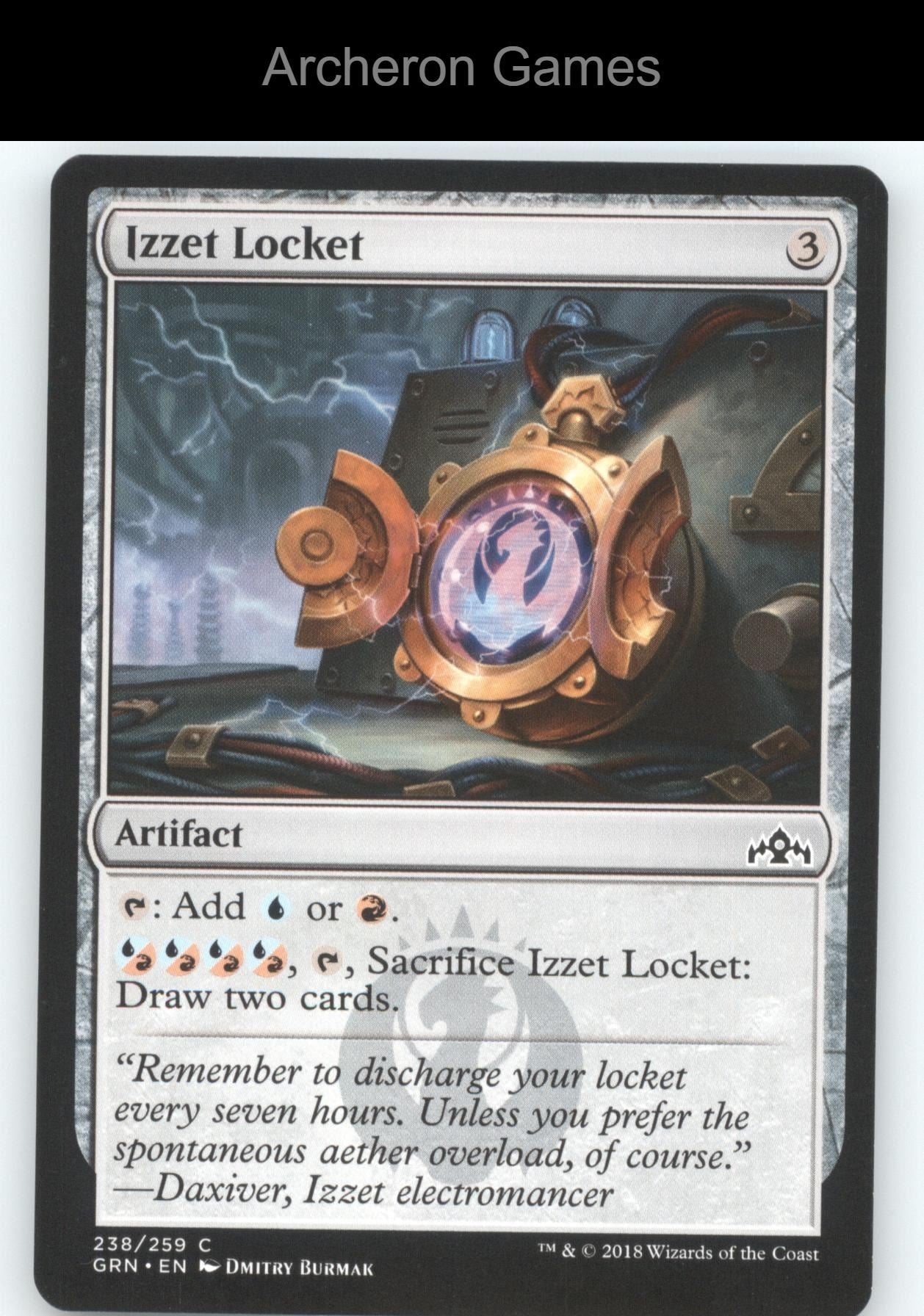 Izzet Locket 238 C MTG Card Guilds of Ravnica