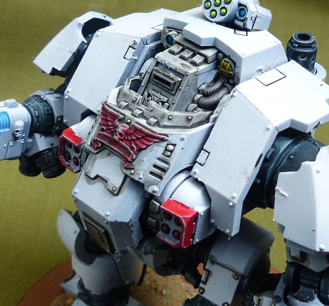 Primaris Redemptor Dreadnought painted - White Scars - Warhammer 40K #4PG