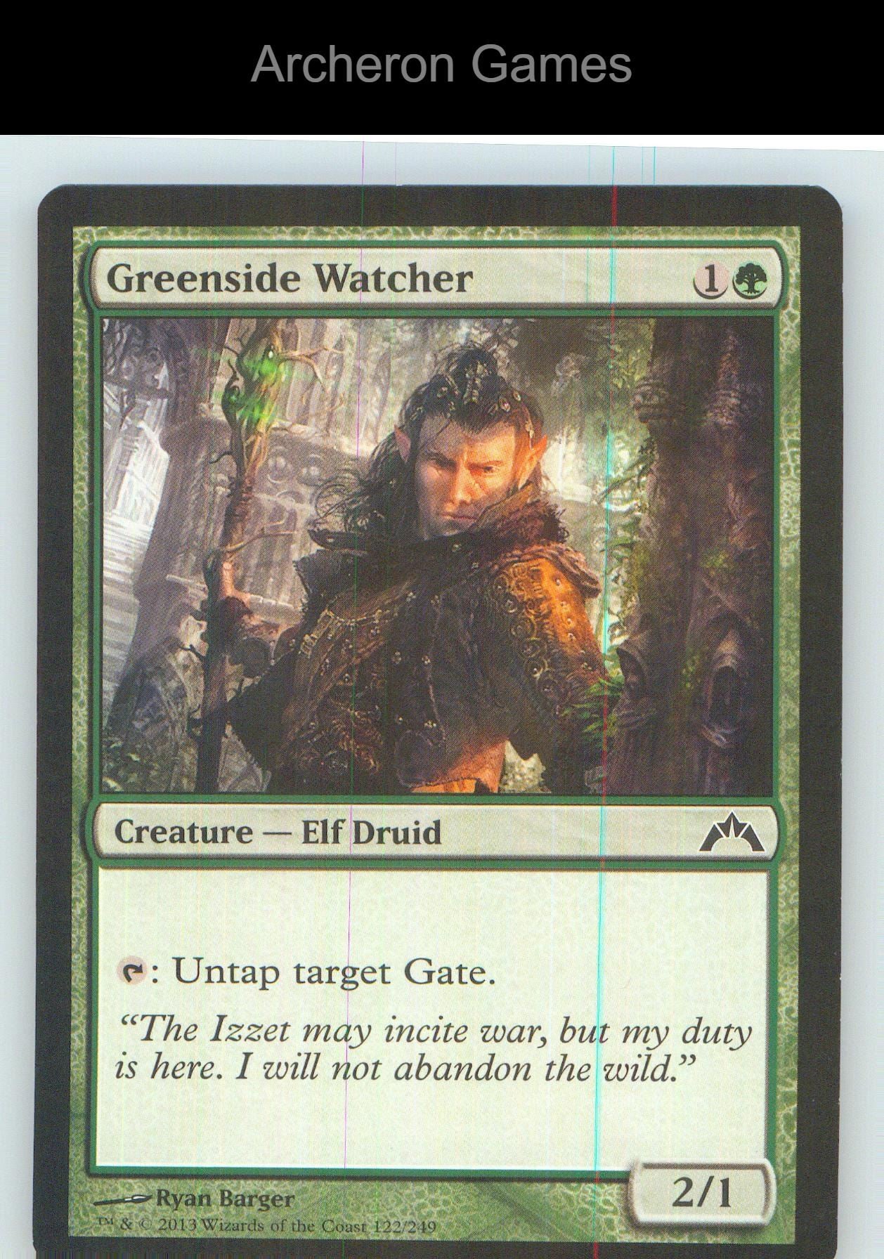 Greenside Watcher GTC 122 C MTG Card NM/EX+