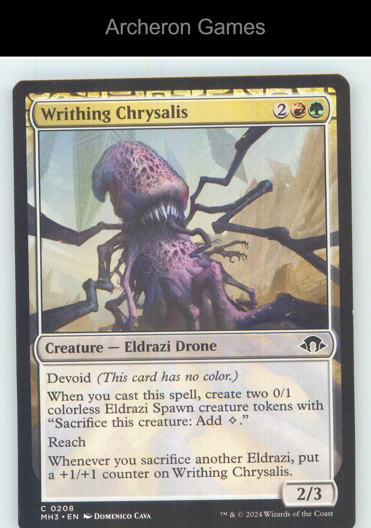 Writhing Chrysalis MH3 208 C MTG Card NM/EX+