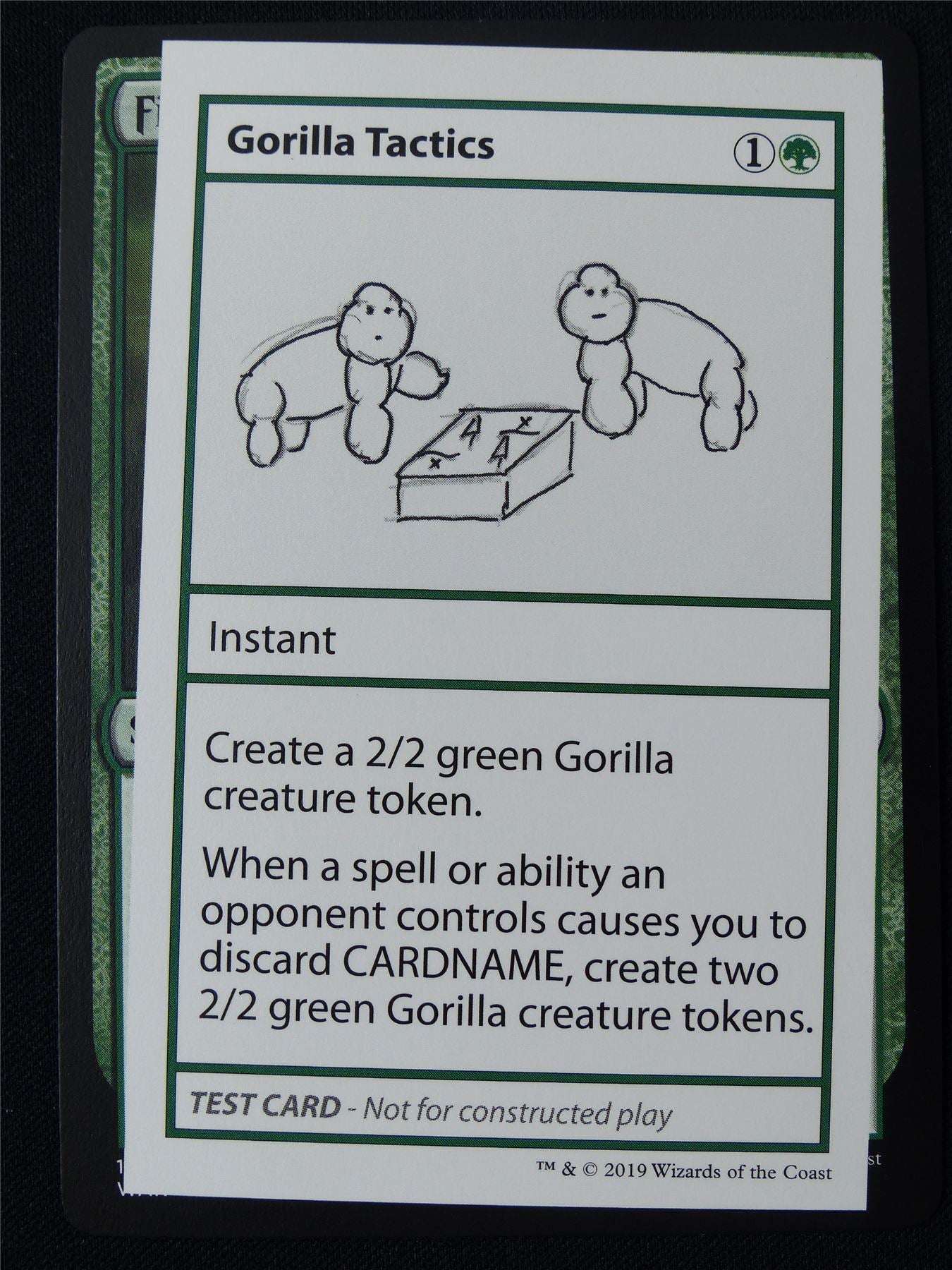 Gorilla Tactics - MB1 - Mtg Card #294