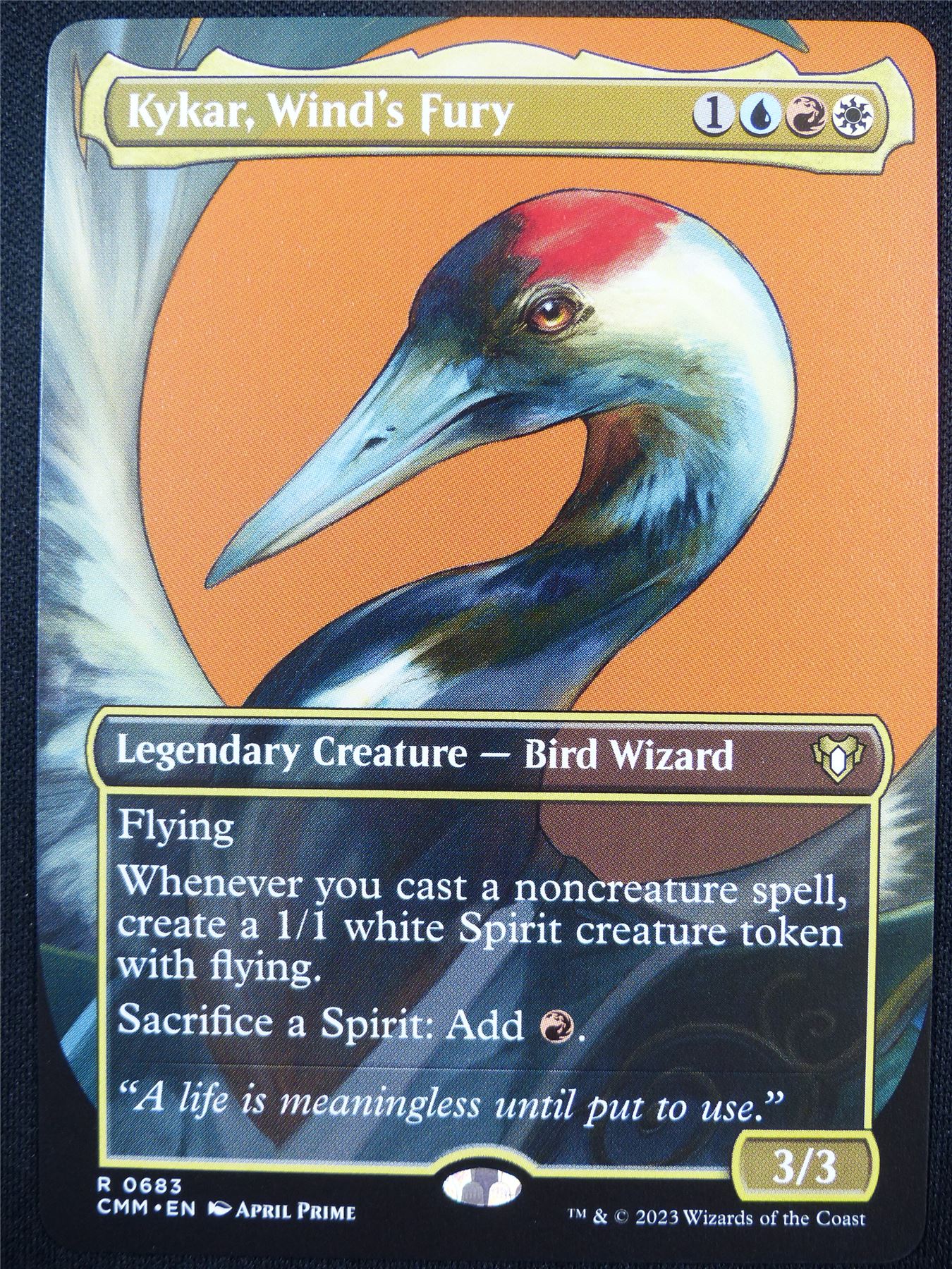 Kykar Wind's Fury Borderless - CMM - Mtg Card #3VL